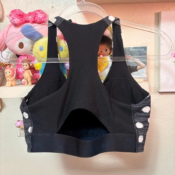 Outdoor Voices Doing Things polka dot Sports Bra Sz Small - Picture 5 of 7